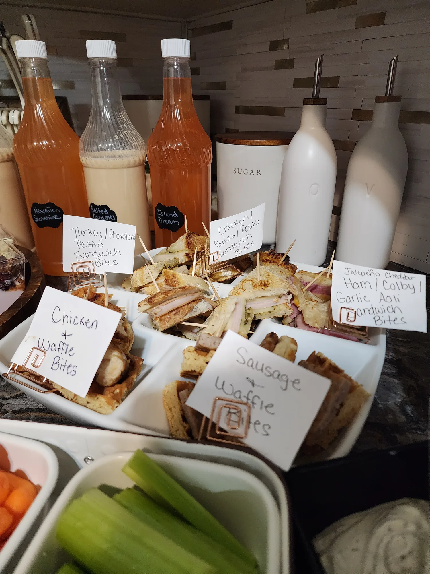 Sandwiches prepared for Fit Fuel catering