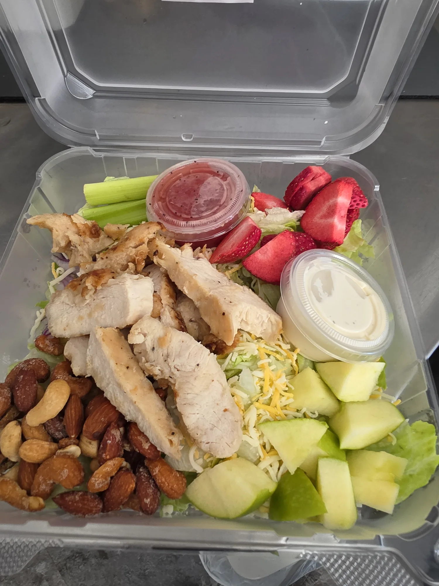 Chicken bacon salad
