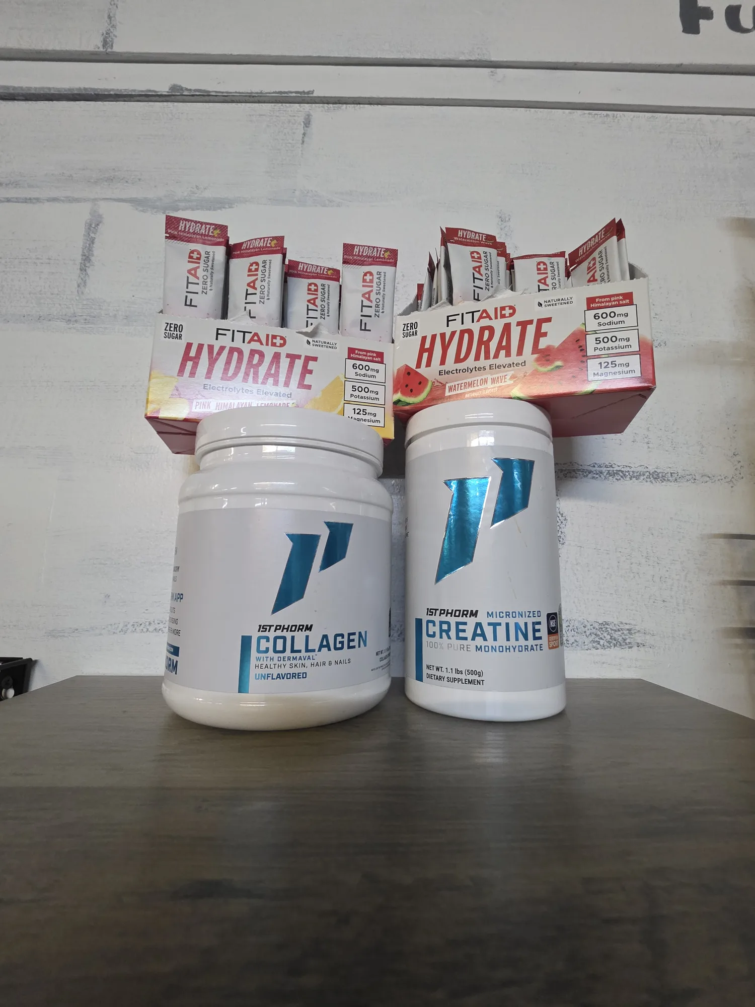 Protein options used for Fit Fuel drinks